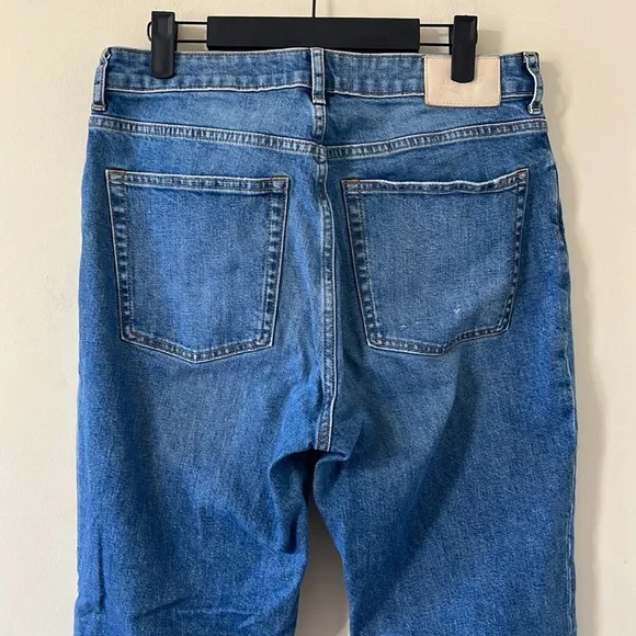 Everlane The Curvy Cheeky Medium Wash High Waist Denim Jean Size 30 Regular - Picture 9 of 13